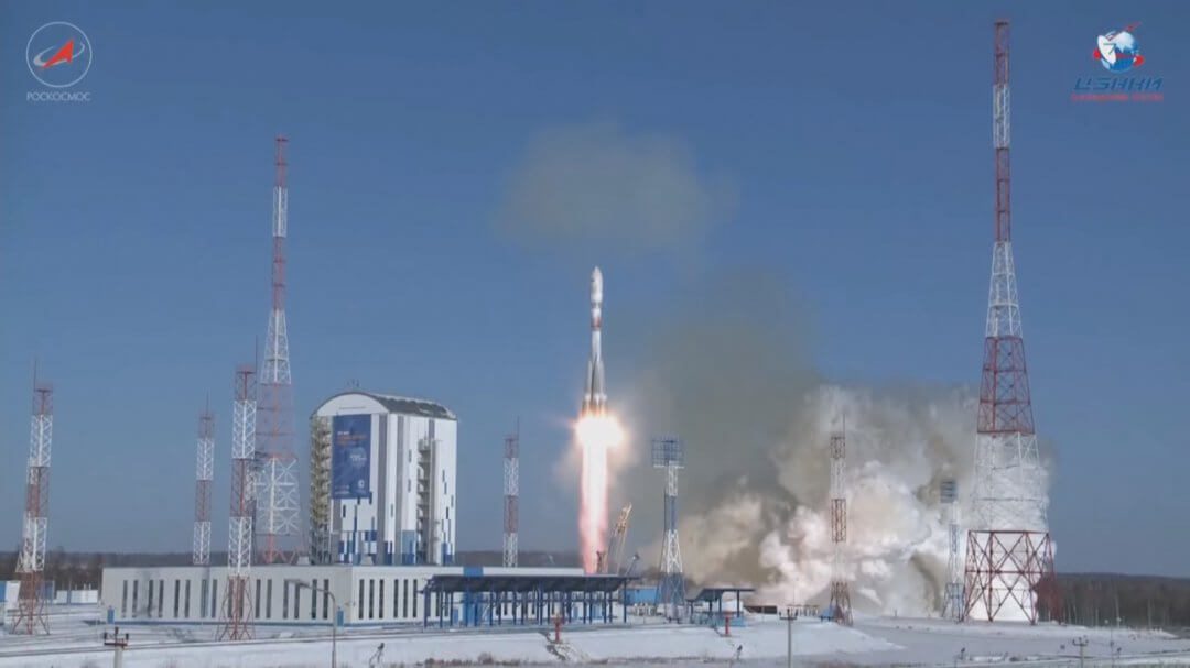 Soyuz Makes Successful Launch Return At Vostochny Carrying Kanopus