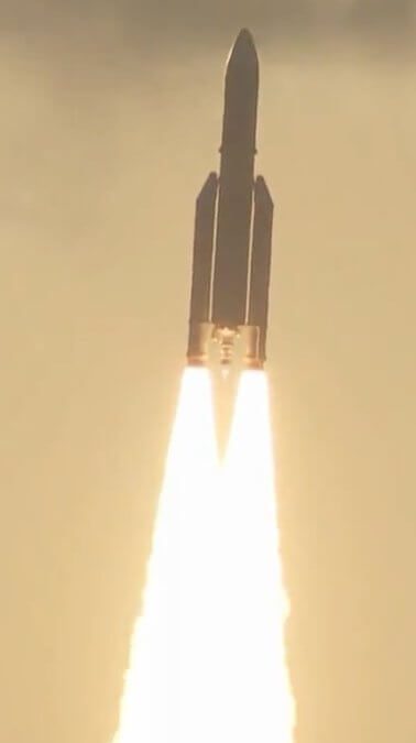 Ariane 5 posts 80th consecutive launch success as it lofts two comsats