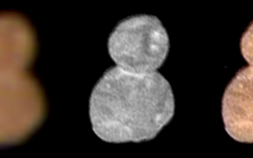 World hails NASA New Horizons mission and its four billion mile distant flyby of “Snow Man” object Ultima Thule