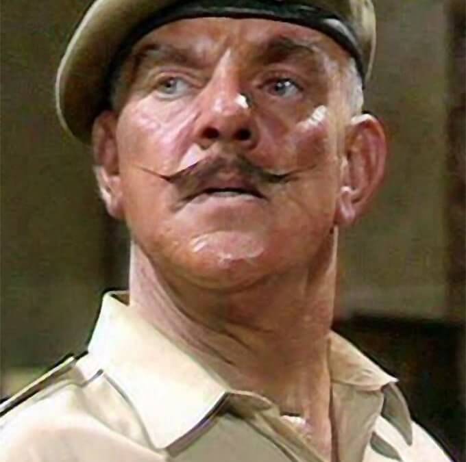 On a sadder note: a valedictory salute to archetypal British Army Sergeant Major comedy actor Windsor Davies