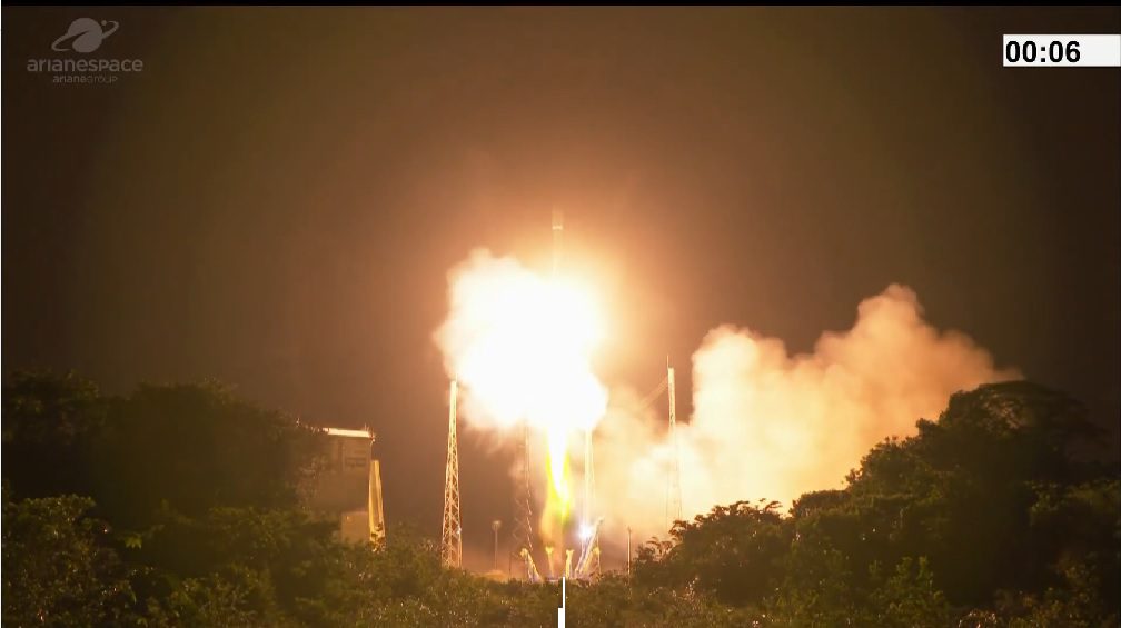 Arianespace launches second Falcon Eye mission on Soyuz from Kourou