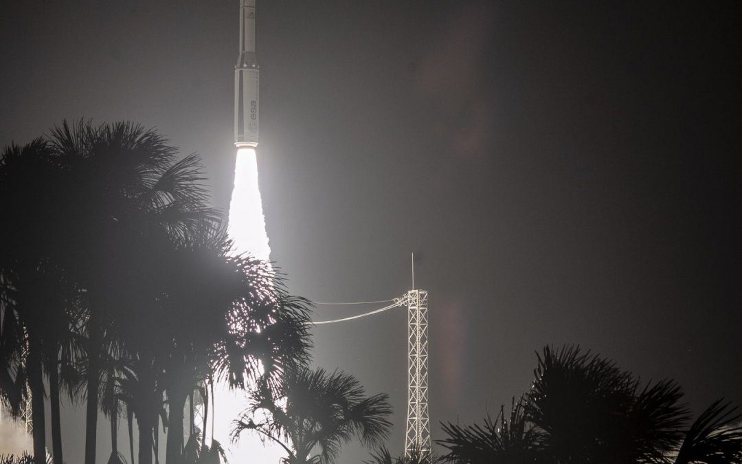 SpaceX Falcon 9 and Arianespace Vega rockets both conduct early morning launches