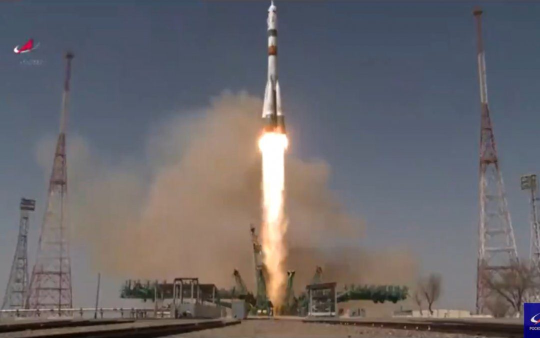 Soyuz MS-18 mission carries three crew members to the ISS