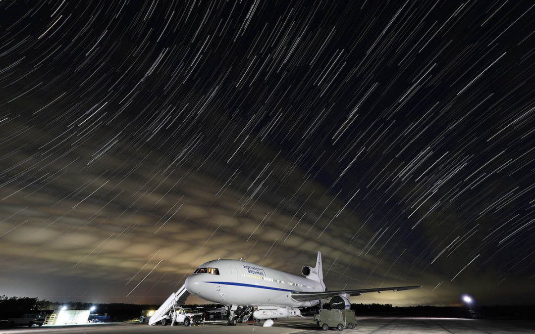 A near-mythological Pegasus rocket launches from Vandenberg carrying military payload