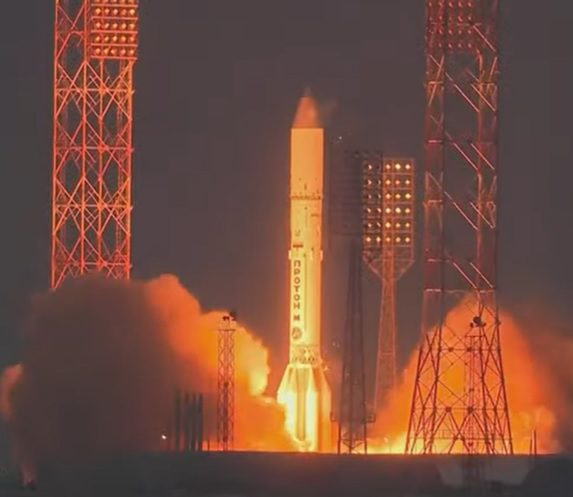 Russian Proton launches two Express AMU comsats but undershoots them…as Chinese Long March 3B launches Tianlan data relay sat