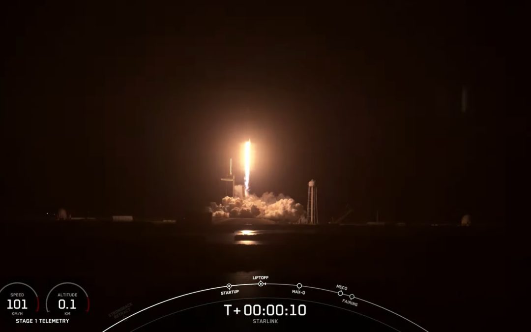 SpaceX launches first of many planned Starlink launches in May