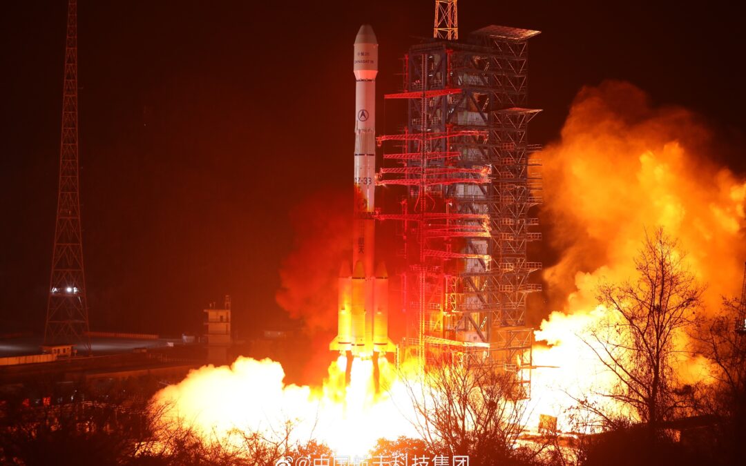 China launches the Chinasat 26 communications satellite on the first launch of its New Year