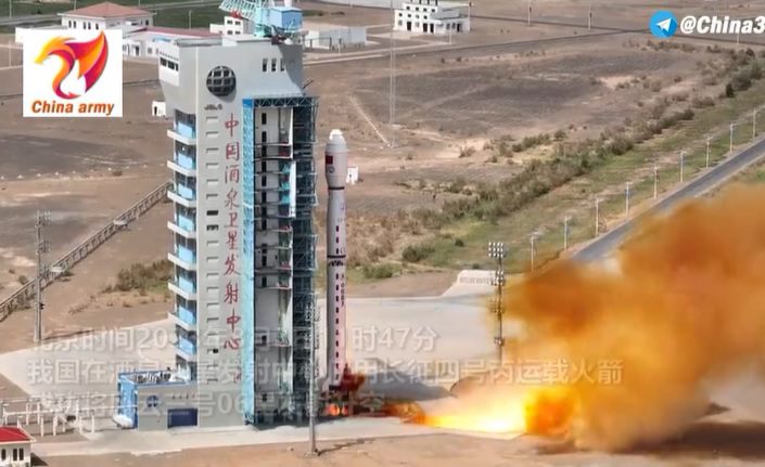 China’s Feng Yun-3F weather satellite is launched by a Long March 4C