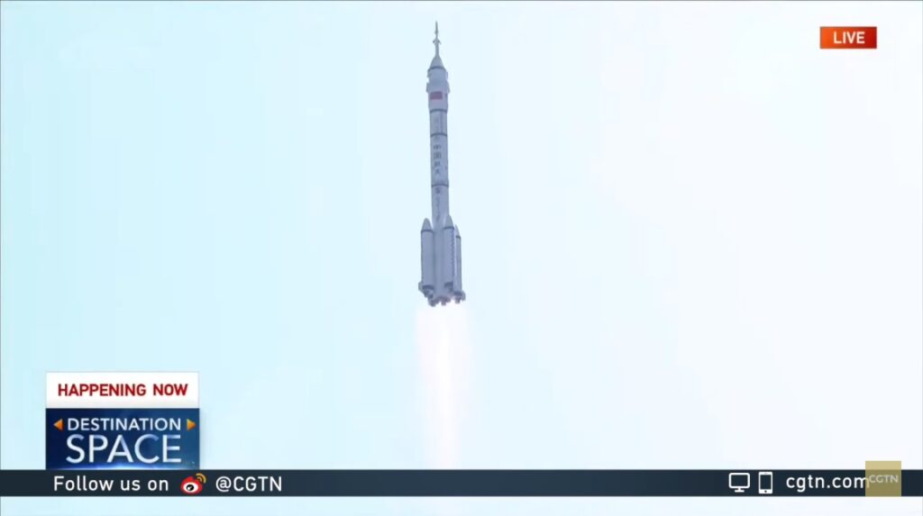 Chinese Crew Mission Shenzhou-17 Successfully Launched And Docks With ...