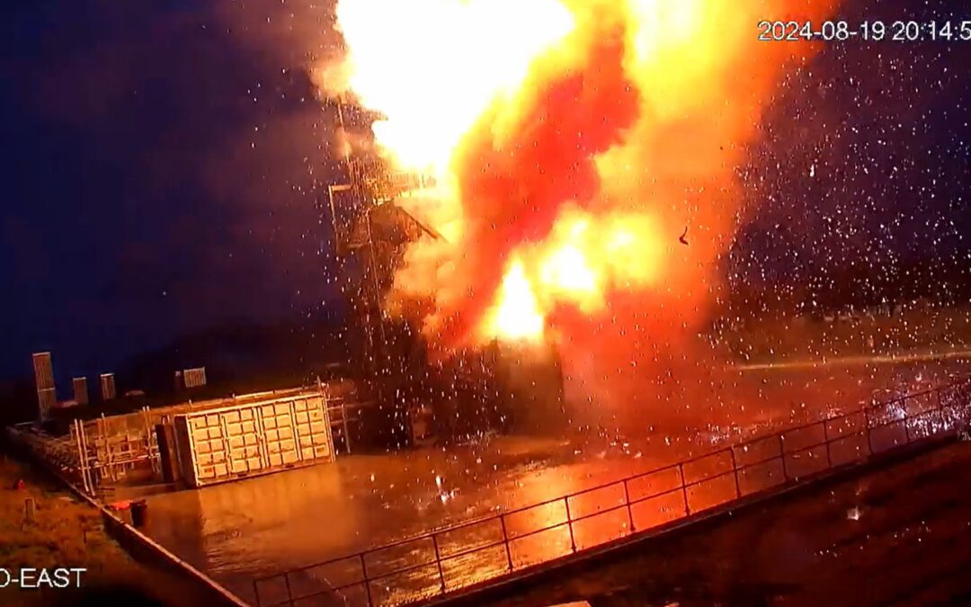 RFA first-stage rocket explodes on SaxaVord launch pad